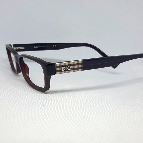 D&G  DOLCE & GABBANA DG 1207 1839 51-16-135  Rx Eyeglass Frame, Pre-Owned - Picture 2 of 7